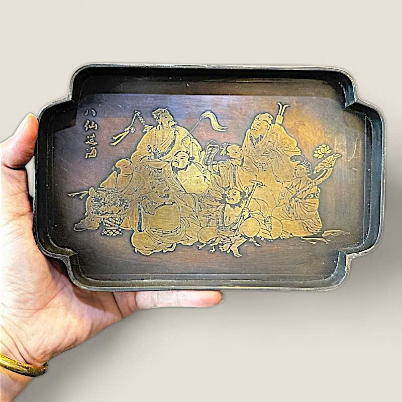 Mâm Đồng Kê Trà Bát Tiên Quần Tụ 1 Mâm Đồng Kê Trà Bát Tiên Quần Tụ