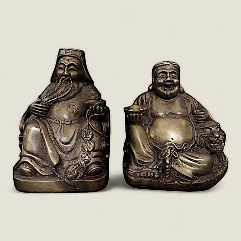 Bộ Thần Tài Thổ Địa đồng xưa