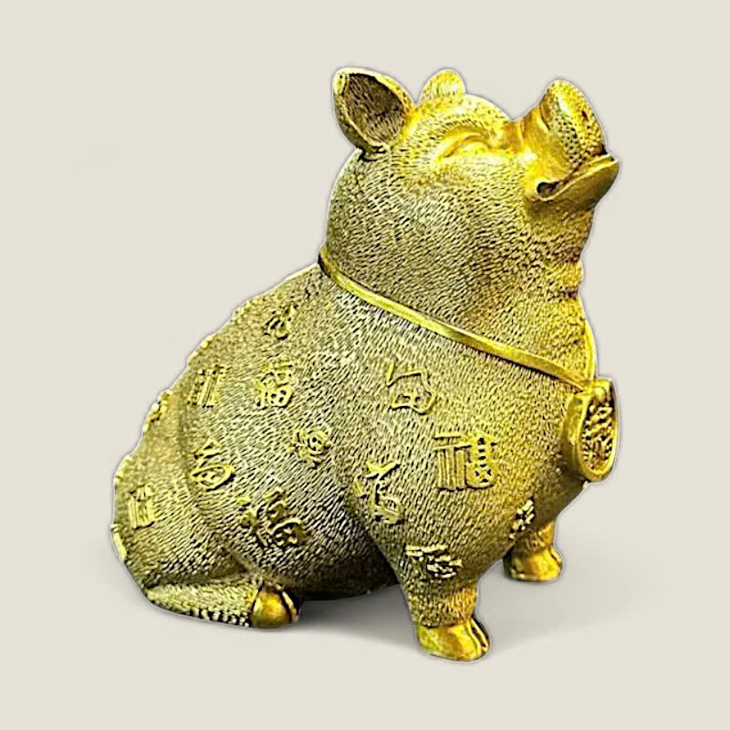 Tượng Hợi đắc lộc phong thủy 12 con giáp 3 Tượng Hợi đắc lộc phong thủy 12 con giáp - Ảnh 3