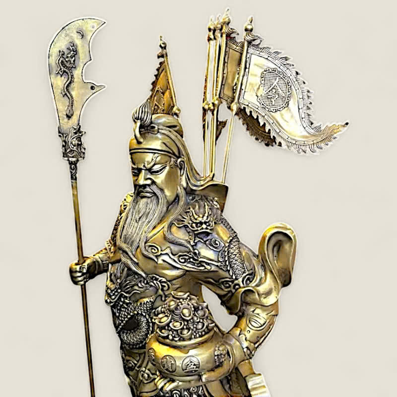 Tượng Quan Thánh Đế Vương (Quan Công) Trấn Trạch 1 mét 6 Tượng Quan Thánh Đế Vương (Quan Công) Trấn Trạch 1 mét - Ảnh 6