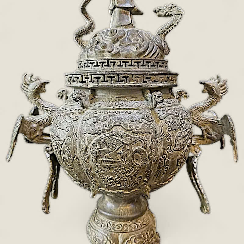 Đỉnh lư mẹ Quan Thế Âm Bồ Tát cao 62 cm 7 Đỉnh lư mẹ Quan Thế Âm Bồ Tát cao 62 cm - Ảnh 7