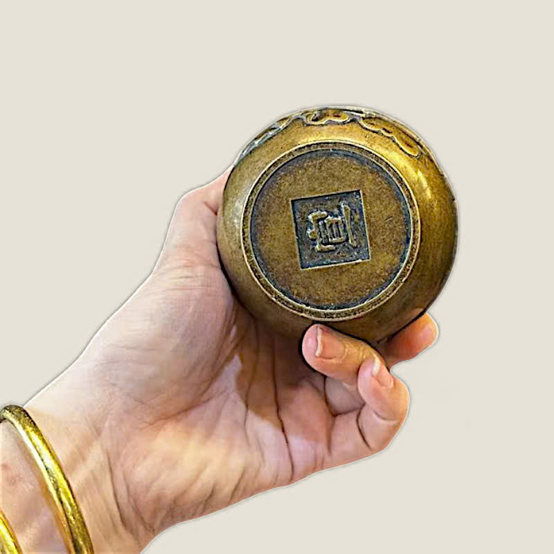 Đôi Bình Đồng Sen Điệp Vấn Luân Hồi 6 Đôi Bình Đồng Sen Điệp Vấn Luân Hồi - Ảnh 6