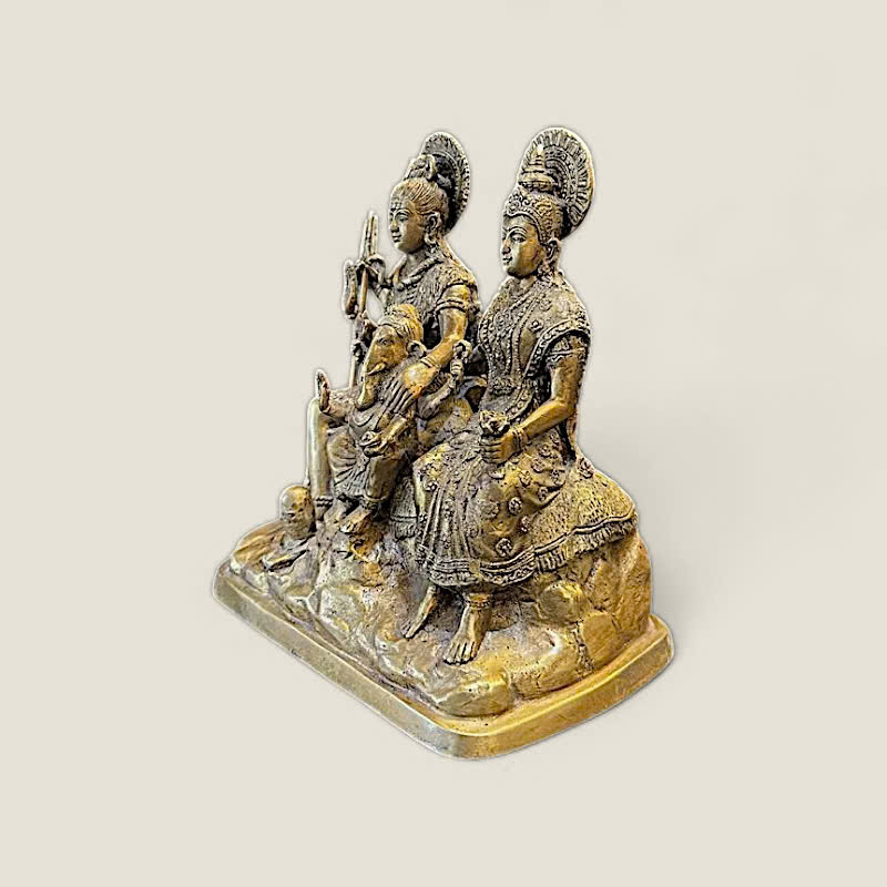 Tượng Gia Đình Thần Shiva, Parvati và Ganesha (Hindu Giáo) 8 Tượng Gia Đình Thần Shiva, Parvati và Ganesha (Hindu Giáo) - Ảnh 8