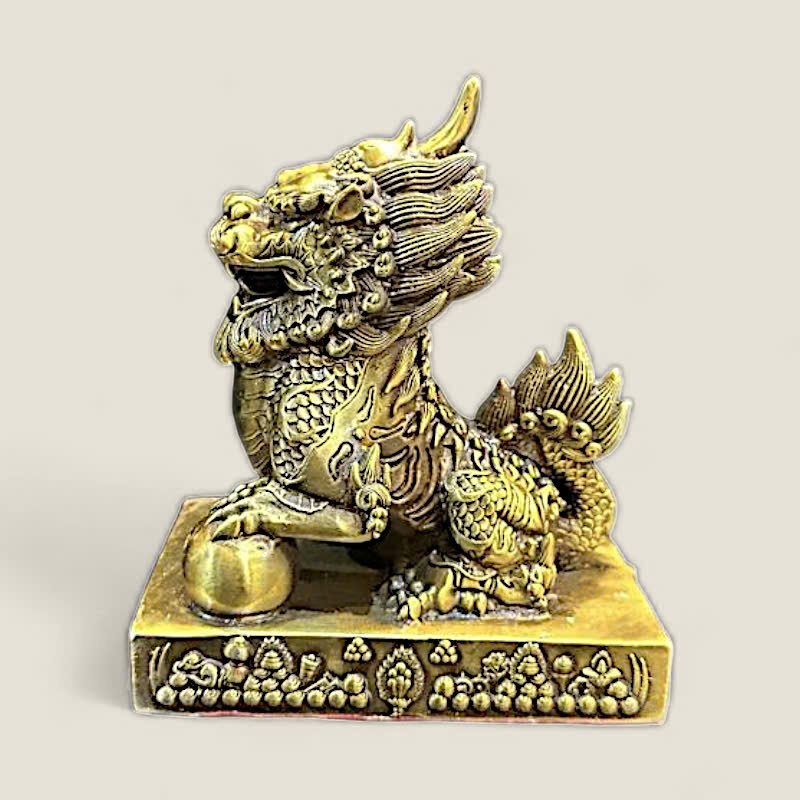 Cặp Tượng Kỳ Lân đuôi lửa 6 Cặp Tượng Kỳ Lân đuôi lửa - Ảnh 6