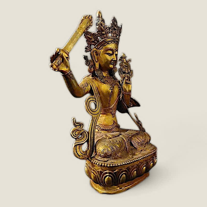 Tượng Mật Tông Đức Phật Văn Thù Sư Lợi 4 Tượng Mật Tông Đức Phật Văn Thù Sư Lợi - Ảnh 4