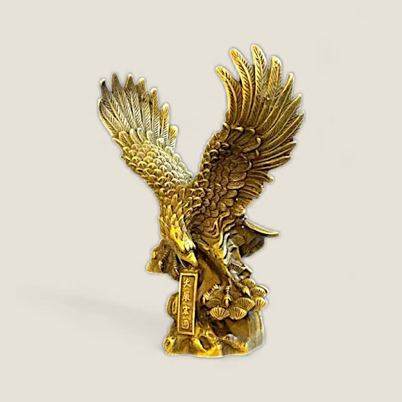 Tượng Đại Triển Hồng Đồ - Đại bàng đứng gốc tùng 3 Tượng Đại Triển Hồng Đồ - Đại bàng đứng gốc tùng - Ảnh 3