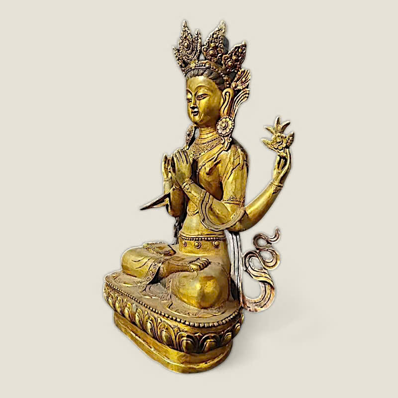 Tượng Quan Âm Tứ Thủ - Mật Tông 4 Tượng Quan Âm Tứ Thủ - Mật Tông - Ảnh 4