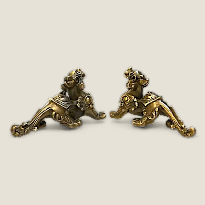 Cặp Tỳ Hưu trấn thạch đuôi dài 6 Cặp Tỳ Hưu trấn thạch đuôi dài - Ảnh 6