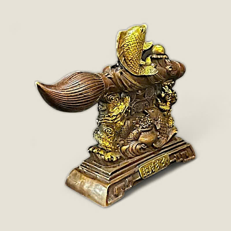 Bút rồng cá chép vượt vũ môn 5 Bút rồng cá chép vượt vũ môn - Ảnh 5