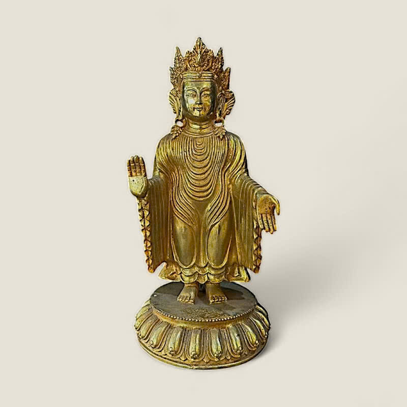 Tượng Bồ Tát Mật Tông - Đồng Diện xưa Tây Tạng 