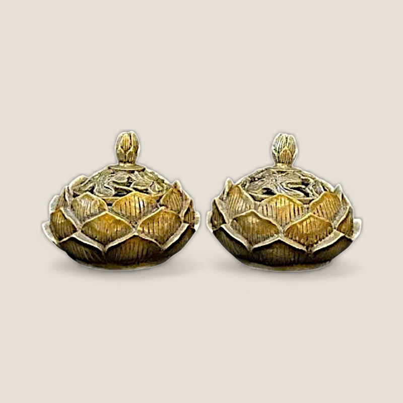 Lư xông trầm hoa sen 2 Lư xông trầm hoa sen - Ảnh 2