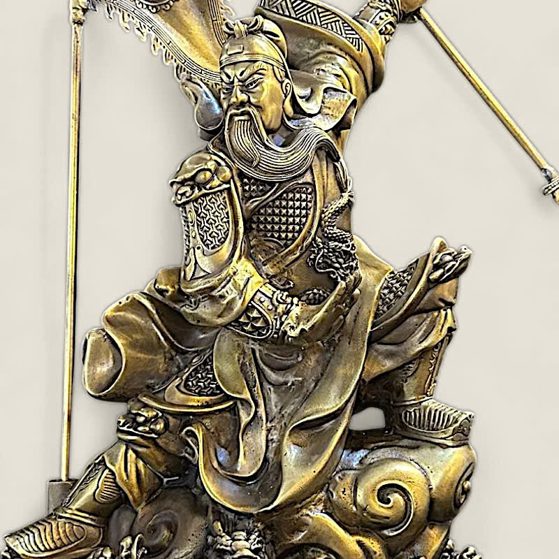 Tượng Quan Công Xuất Trận Phong Thủy 2 Tượng Quan Công Xuất Trận Phong Thủy - Ảnh 2