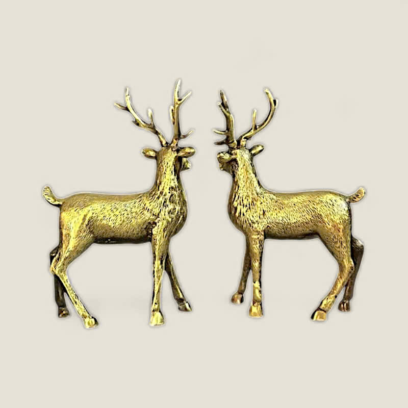 Cặp tuần lộc nhỏ để bàn 4 Cặp tuần lộc nhỏ để bàn - Ảnh 4