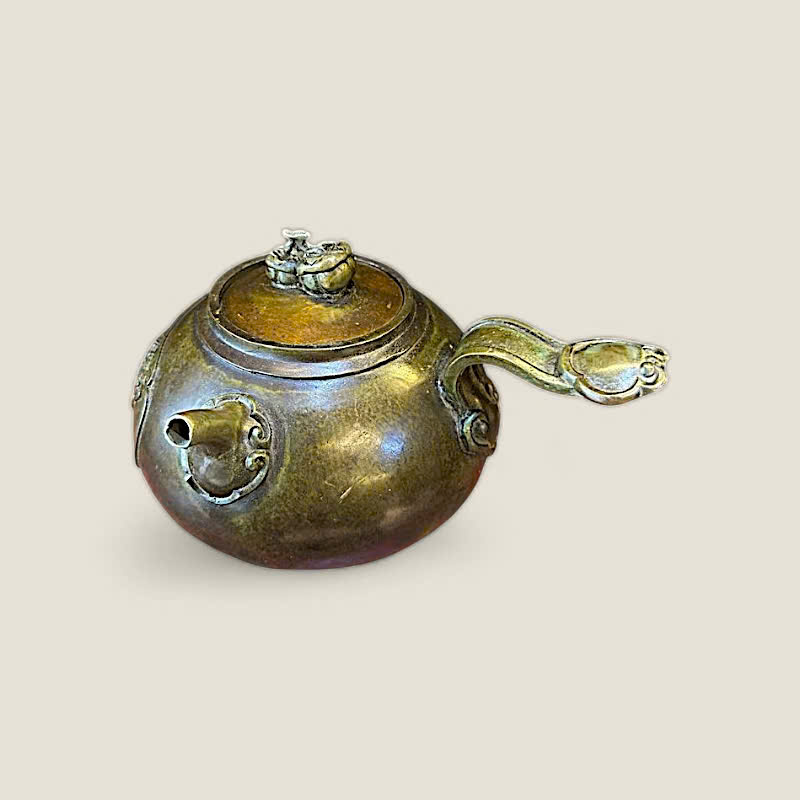 Ấm Tích Đồng Như Ý Cát Tường Phong Thủy 2 Ấm Tích Đồng Như Ý Cát Tường Phong Thủy - Ảnh 2