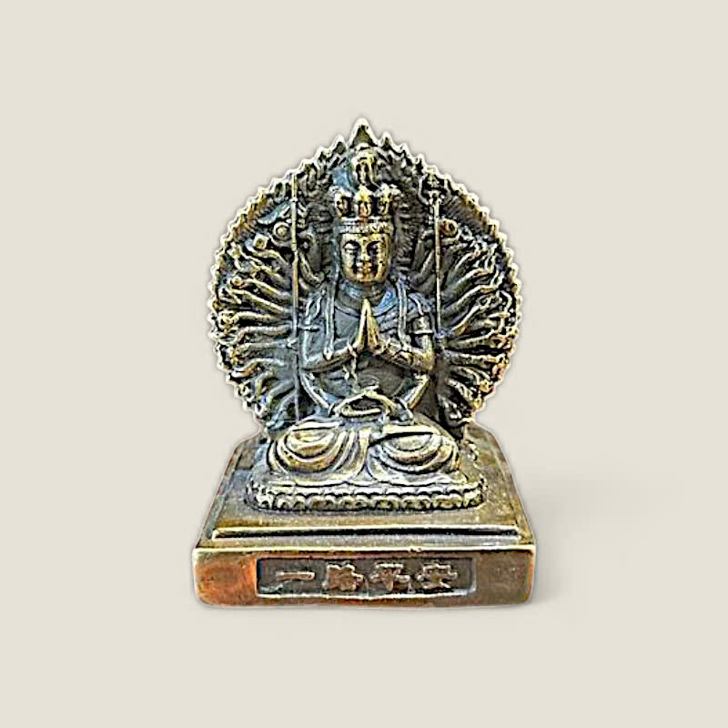 Tượng Phật Chuẩn Đề size mini để bàn 1 Tượng Phật Chuẩn Đề size mini để bàn