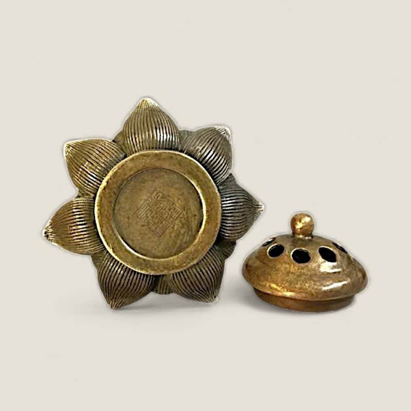 Lư xông trầm búp sen 2 Lư xông trầm búp sen - Ảnh 2