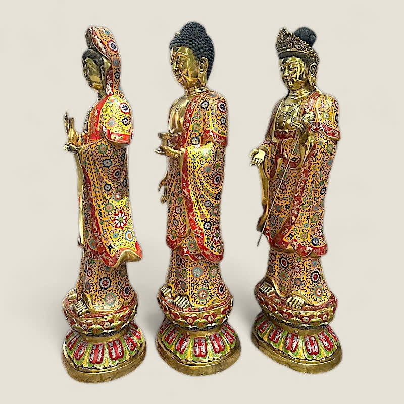 Bộ tượng Tam Thế Phật 3 Bộ tượng Tam Thế Phật - Ảnh 3