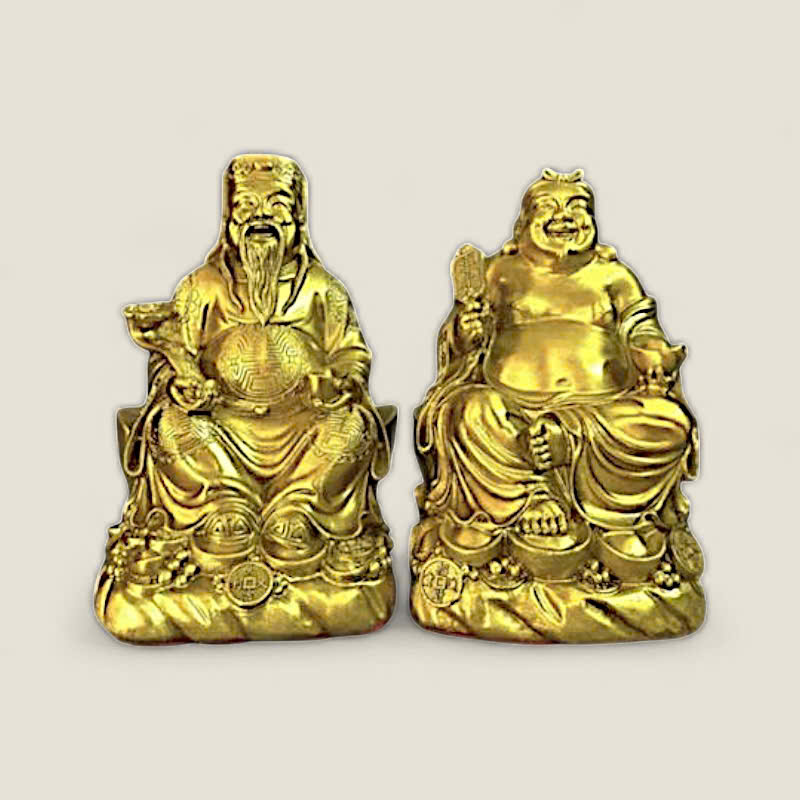 Bộ Tượng Thần Tài Thổ Địa 1 Bộ Tượng Thần Tài Thổ Địa