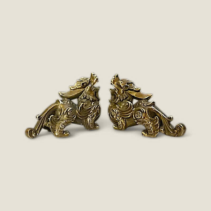 Cặp Tỳ Hưu trấn thạch đuôi dài 9 Cặp Tỳ Hưu trấn thạch đuôi dài - Ảnh 9