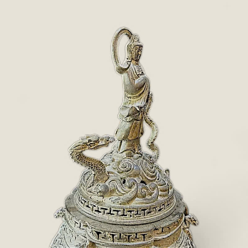 Đỉnh lư mẹ Quan Thế Âm Bồ Tát cao 62 cm 3 Đỉnh lư mẹ Quan Thế Âm Bồ Tát cao 62 cm - Ảnh 3