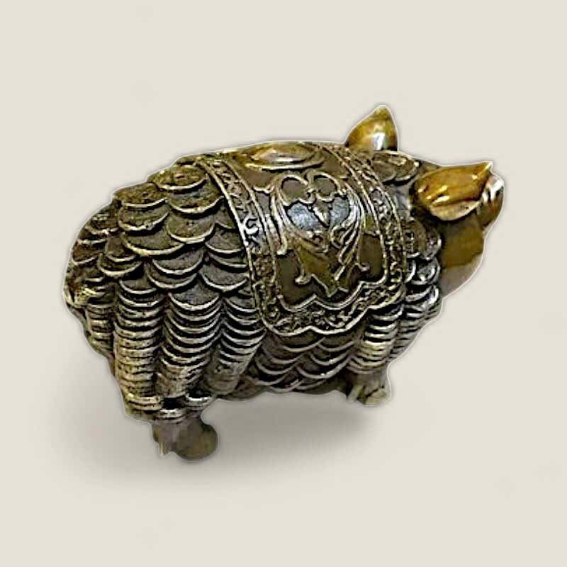 Tượng heo kim tiền phong thủy tuổi Hợi 2 Tượng heo kim tiền phong thủy tuổi Hợi - Ảnh 2