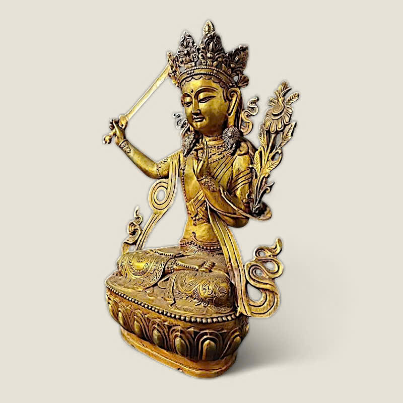 Tượng Mật Tông Đức Phật Văn Thù Sư Lợi 2 Tượng Mật Tông Đức Phật Văn Thù Sư Lợi - Ảnh 2