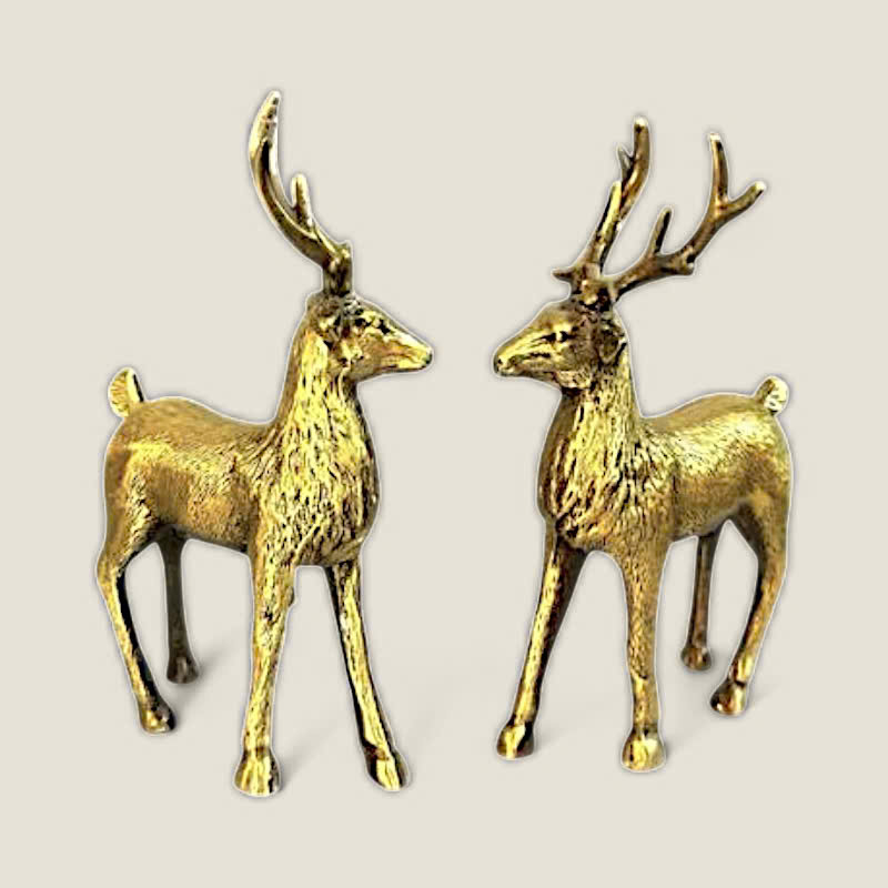 Cặp tuần lộc nhỏ để bàn 2 Cặp tuần lộc nhỏ để bàn - Ảnh 2