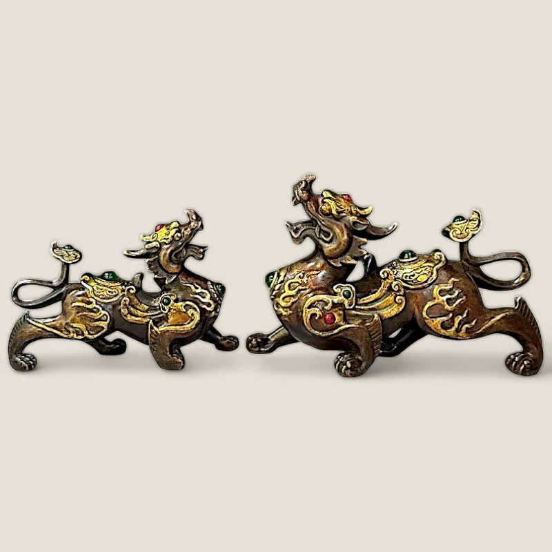 Đôi Tượng Tỳ Hưu Đính Đá Phong Thủy 1 Đôi Tượng Tỳ Hưu Đính Đá Phong Thủy