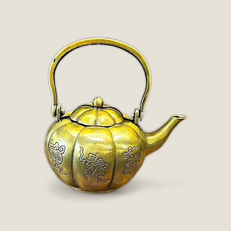 Ấm tích quả bí hoa văn bát cát tường 2 Ấm tích quả bí hoa văn bát cát tường - Ảnh 2